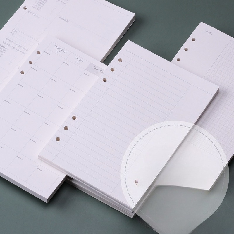 Cuaderno de hojas sueltas A5,  - A5 Spiral Dotted Grid Notebook reseña y precio