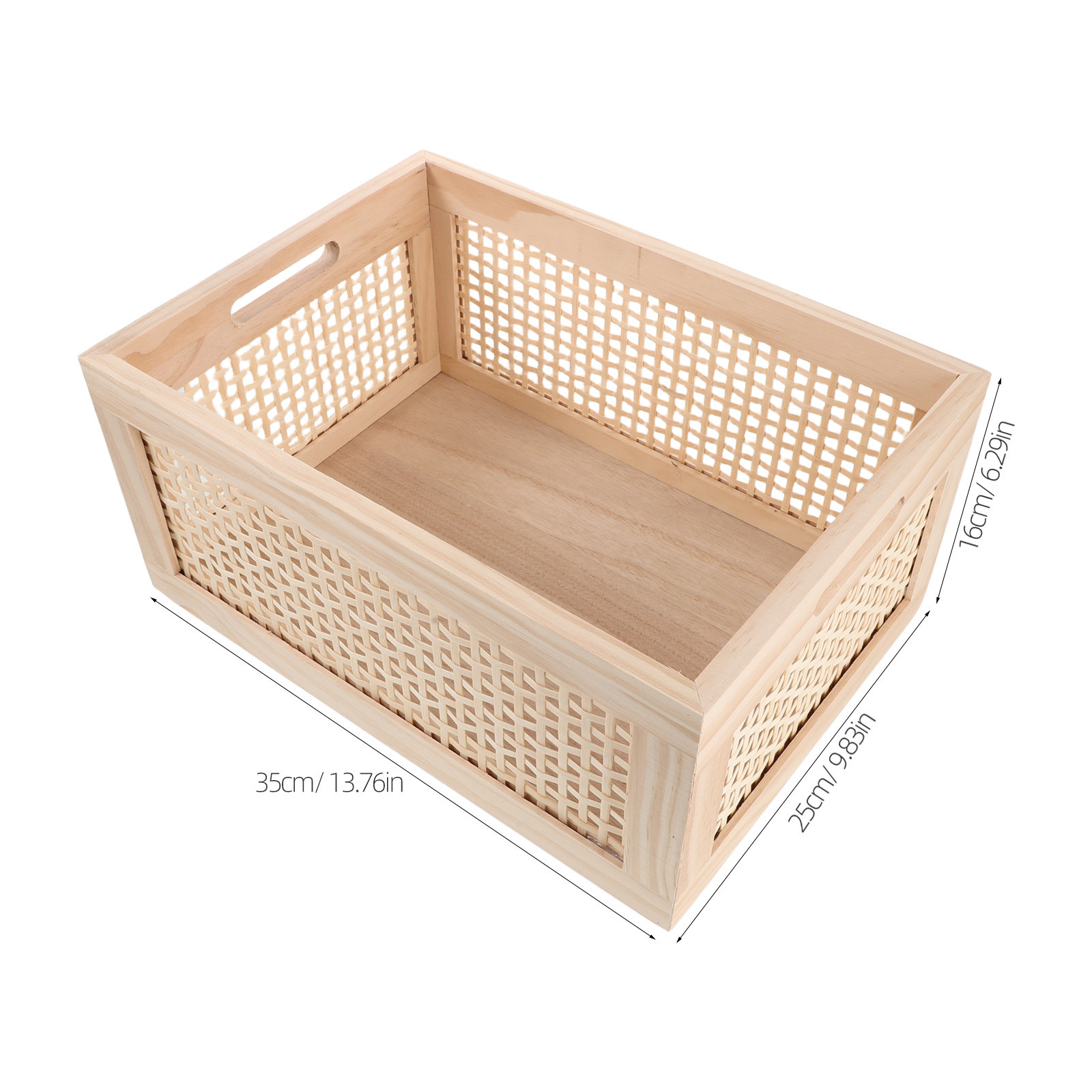 Cesta de revistas tejida, caja - Magazines reseña y precio