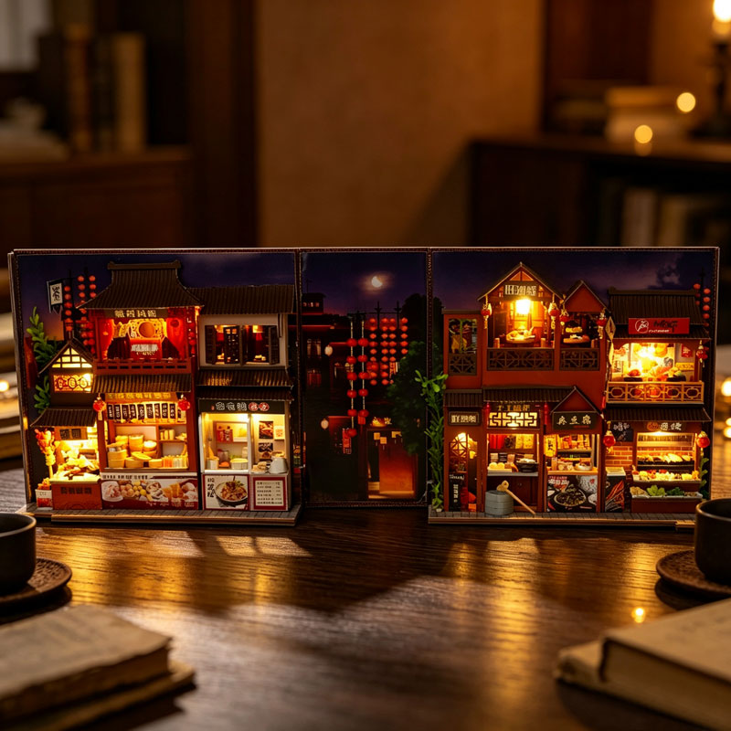 Casa de Muñecas en Miniatura D - Diy Wooden Book Nook Kit Shelf Insert reseña y precio