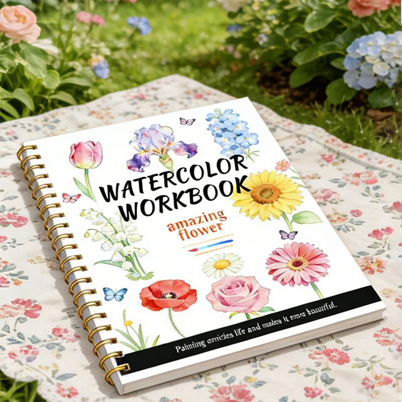 Cuaderno de acuarela con espir - Stationery Books reseña y precio