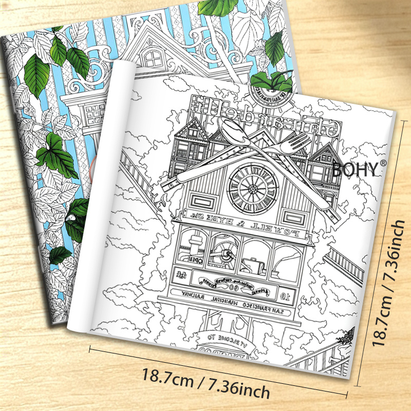 1 Libro para Colorear con Temá - Adult Coloring Book Stress Relief reseña y precio