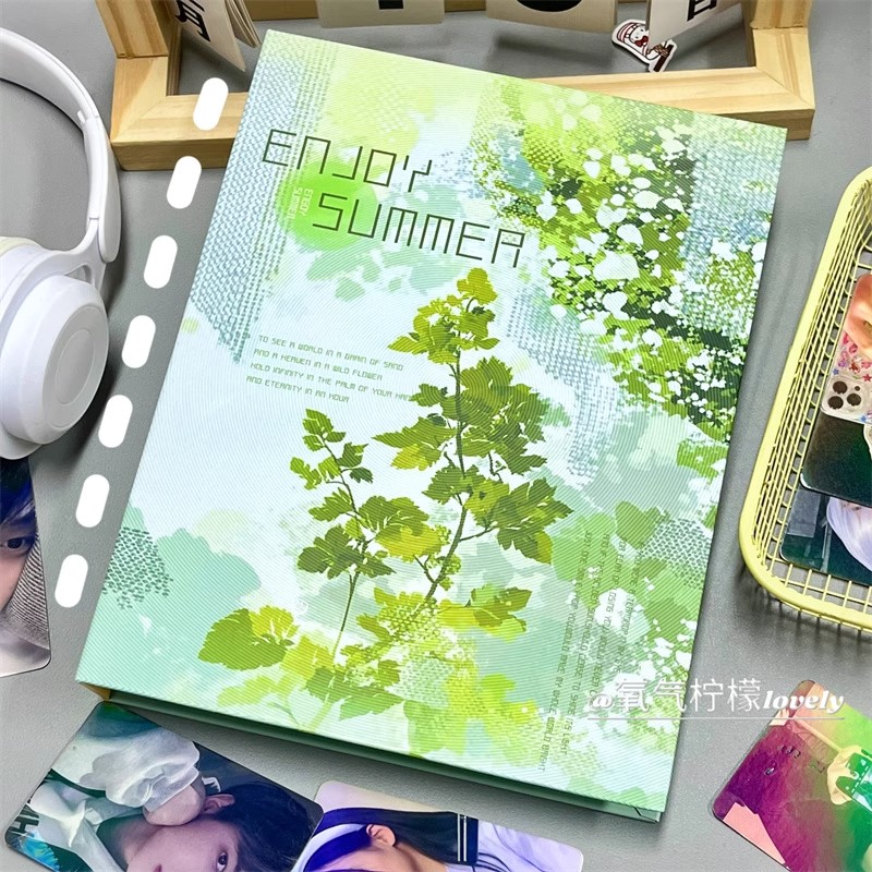 Portatarjetas de fotos A5 verd - Kpop Photo Card Binder 3 Inch reseña y precio
