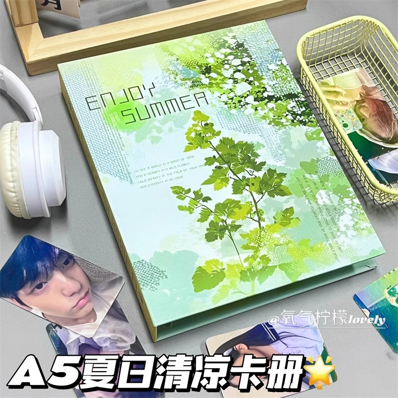 Portatarjetas de fotos A5 verd - Kpop Photo Card Binder 3 Inch reseña y precio