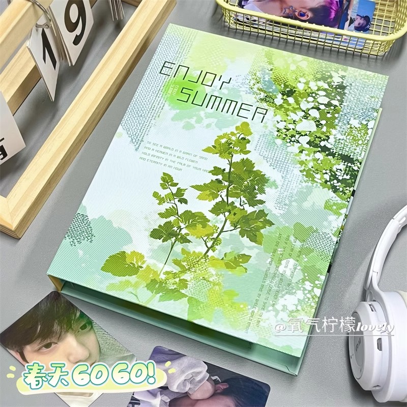 Portatarjetas de fotos A5 verd - Kpop Photo Card Binder 3 Inch reseña y precio